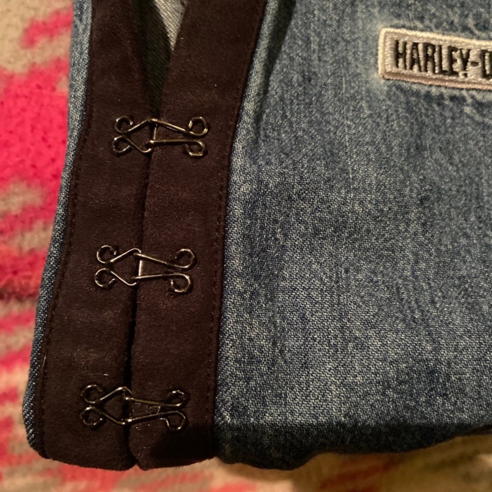 Harley Davidson Denim Vest med - Picture 7 of 7